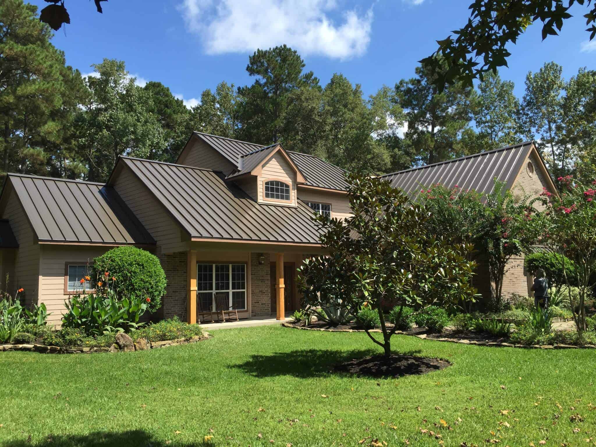 Medallion-Lok Standing Seam Metal Roof - Medium Bronze