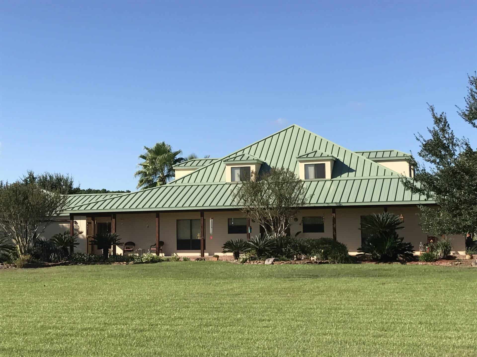 Medallion-Lok Standing Seam Metal Roof - Patina Green